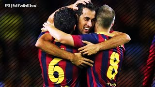 This is why Xavi Iniesta amp Busquets are the Best Midfield Trio Ever  La Masias Finest [upl. by Case]