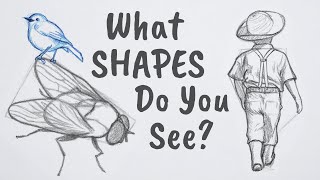 How to Draw ANYTHING Using Simple Shapes [upl. by Newol]