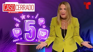 ESPECIAL DE CASO CERRADO los 5 programas más vistos en 2022 [upl. by Odrareg]