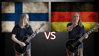 Finnish Black Metal VS German Black Metal Ultimate Black Metal Guitar Riffs Battle [upl. by Yelich]