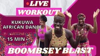 KUKUWA® AFRICAN DANCE WORKOUT  15 MIN [upl. by Teddy241]