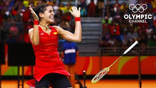 2️⃣3️⃣  Carolina Marin wins badminton gold 31DaysOfOlympics [upl. by Cecile630]