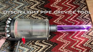 Dyson light pipe crevice tool and Compatibility test [upl. by Fink]