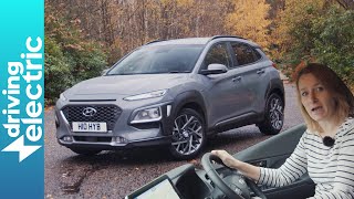 Hyundai Kona Hybrid review – DrivingElectric [upl. by Panayiotis]