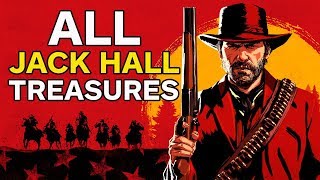 Red Dead Redemption 2 ALL Jack Hall Gang Treasure Locations [upl. by Lytsirk]