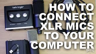 How To Connect an XLR Mic to Computer for Beginners [upl. by Abagail461]