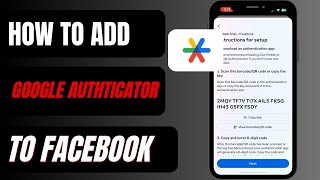 Setup Google Athenticator Facebook  How To Use 2FA on Facebook [upl. by Latsirk448]