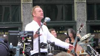 Sting performs quotEnglishman In New Yorkquot live in NYC [upl. by Yort]