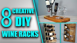 How To Build 8 Types of Wine Racks [upl. by Aon]