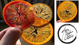 DEHYDRATED CANDIED CITRUS  Easy Oven Method [upl. by Ingamar744]