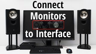 Setup Guide  Connect Studio Monitors to Audio Interface best settings [upl. by Devlin]