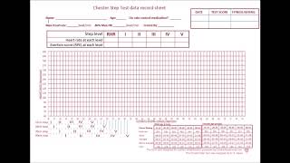 Full Chester Step Test Audio VOICE AND METRONOME [upl. by Matless377]