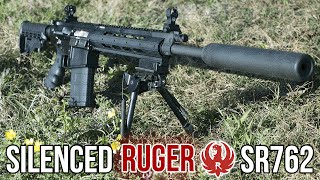 Silenced Ruger SR762 Piston AR10 Review [upl. by Teerell]