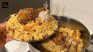 Afghanistan Lamb Shanks Kabuli Pulao [upl. by Clabo]