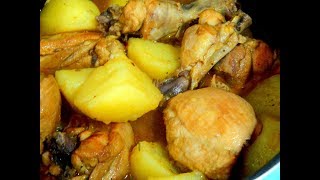 COXA SOBRECOXA COZIDO COM BATATA 🍗🥘 [upl. by Naira201]