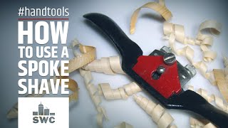 How to use a spokeshave  Woodworking hand tools [upl. by Elvina]