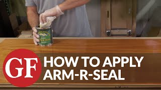 HOW TO APPLY ARMRSEAL URETHANE TOPCOAT  General Finishes [upl. by Zacharia]