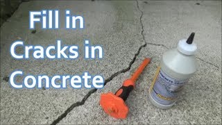 How to Fill in Cracks in Concrete [upl. by Una]