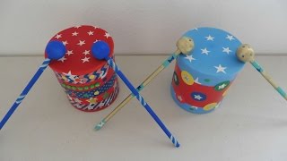 DIY Tambores ⭐️ Drums ⭐️  Creative Flower [upl. by Nibas]