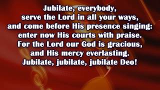 Jubilate everybody [upl. by Yoc]