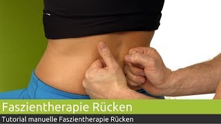 Faszientherapie unterer Rücken manuell  PINO Massage [upl. by Bobbe594]