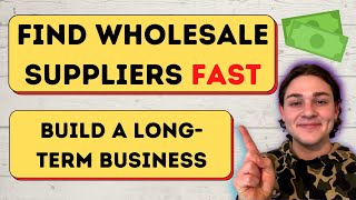 How to Find Profitable Wholesale Suppliers for Amazon FBA [upl. by Irrok]