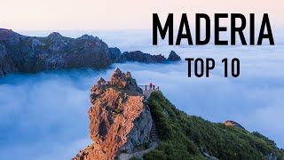 Top 10 Places to Visit in Madeira [upl. by Ylim]