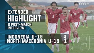 U19 International Friendly Match  Indonesia 4  1 North Macedonia with PostMatch Interview [upl. by Wenonah714]