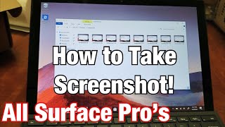 All Surface Pros How to Take a Screenshot Print Screen Screen Capture [upl. by Pufahl544]