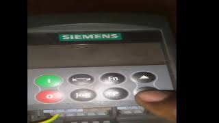 Siemens Micromaster 420 Quick Commissioning [upl. by Bilbe]