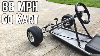 88 MPH DeLorean Kart Build Pt1  Vintage Go Kart Chassis [upl. by Odilia]