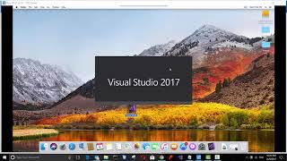 Connect visual studio to mac to build Xamarin iOS Apps  November 2017 English [upl. by Aural819]