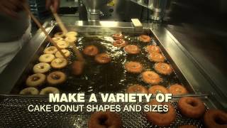 Making Donuts with Belshaw Open Kettle Fryers [upl. by Ryon]