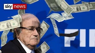 Sepp Blatter Has Money Thrown At Him By Lee Nelson [upl. by Ynaffit793]