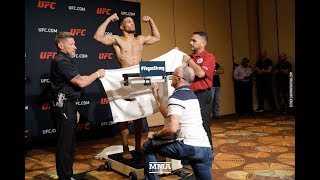 UFC 216 WeighIns Kevin Lee Makes Championship Weight on Second Try  MMA Fighting [upl. by Cavuoto911]