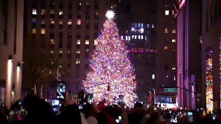 Rockefeller Center Christmas Tree Lighting 2022  Listen Up Live [upl. by Reiser]