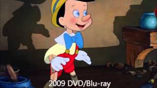 Pinocchio 1940 missing dialog in Disneys Bluray [upl. by Ybreh]