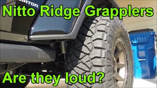 Nitto Ridge Grapplers  Are they loud [upl. by Enirac383]