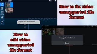 How to fix video unsupported file format [upl. by Nitreb466]