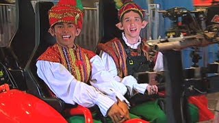 Christmas Town Elves Ride Verbolten  Busch Gardens [upl. by Eniamej206]