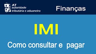 IMI Como pagar  Portal das Finanças [upl. by Kuehnel]