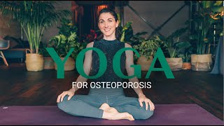 Dr Fishmans 12 Yoga poses for Osteoporosis  Osteopenia Yoga Version for Bone Health [upl. by Aryk]