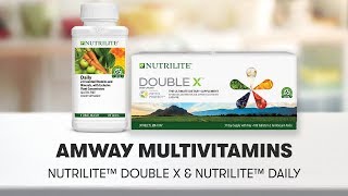 Amway Multivitamins Nutrilite Double X amp Nutrilite Daily  Amway [upl. by Wahkuna416]