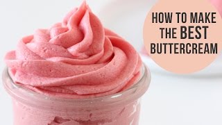 How to Make the BEST Buttercream Icing  Easy Recipe [upl. by Nameerf11]