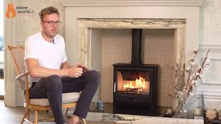 Ecosy Panoramic MultiFuel Woodburning Stove  Comparison  Demo  Specification [upl. by Akeinahs]