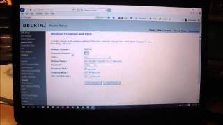 Setup Belkin Wireless N Router [upl. by Ahsima]