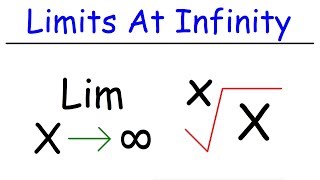 Limits at Infinity With Radicals amp Fractional Exponents [upl. by Isahella189]