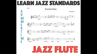 Learn Jazz Standards  Summertime  Jazz Flute [upl. by Chet]