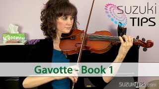 Gavotte  Suzuki Violin Book Learning Tips [upl. by Norad]