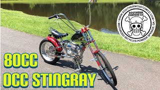 OCC Schwinn Stingray 80cc Chopper Build by Southern Custom CC [upl. by Padraic]